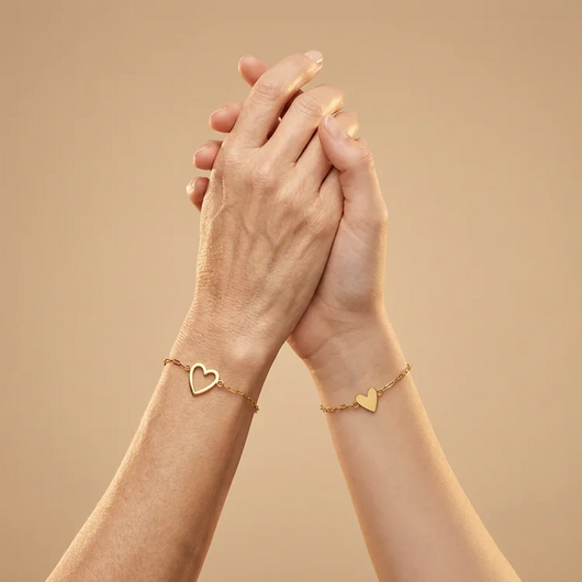 Hjärtbandet – Mamma & dotter-armband