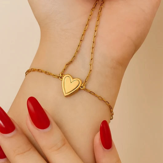 Hjärtbandet – Mamma & dotter-armband