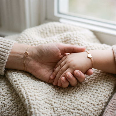Hjärtbandet – Mamma & dotter-armband