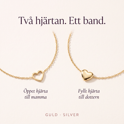 Hjärtbandet – Mamma & dotter-armband