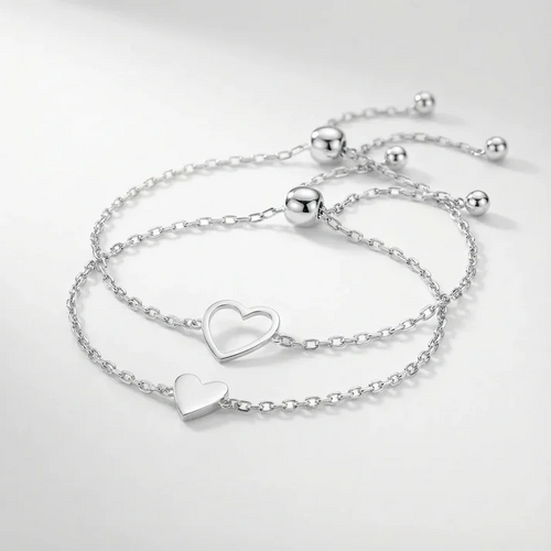 Hjärtbandet – Mamma & dotter-armband
