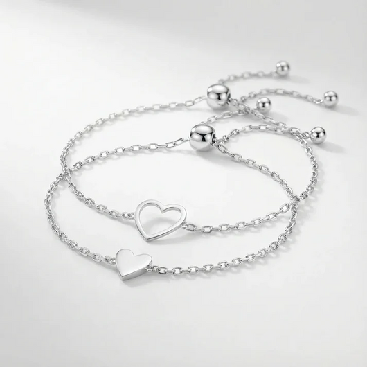 Hjärtbandet – Mamma & dotter-armband